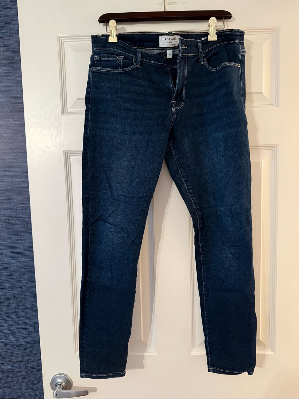 Frame skinny de Jeanne crop jeans 29